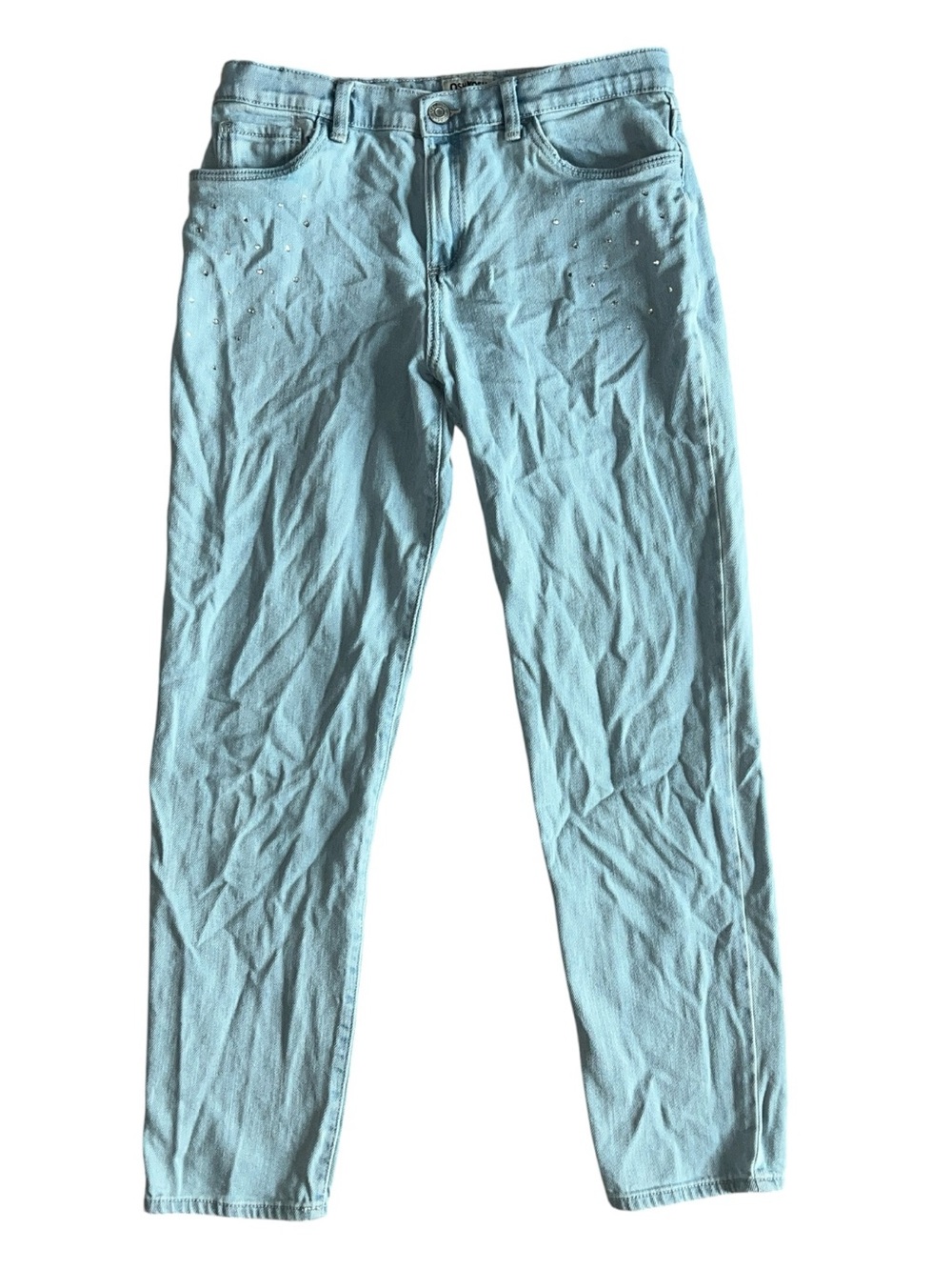 OshKosh B'gosh Light Blue Skinny Jeans with Stud Accents Size 12